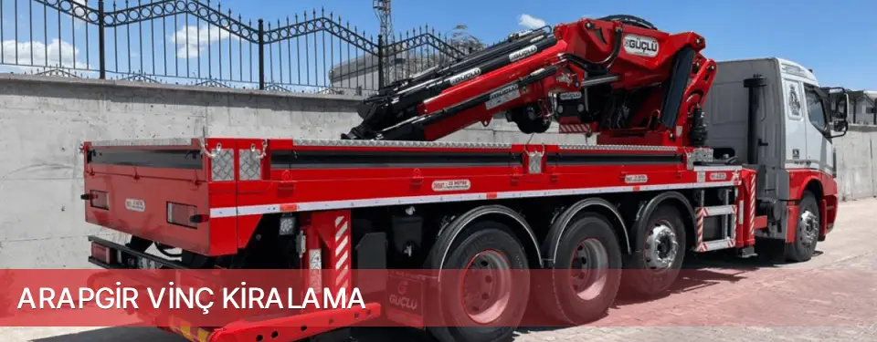 Arapgir İlçemi Vinç Kiralama